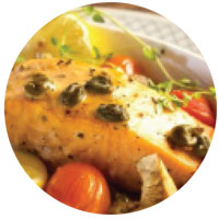 Baked Salmon Fish